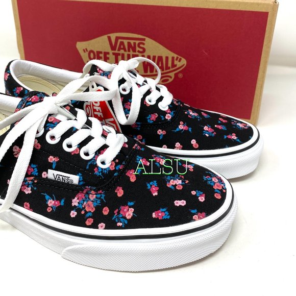 💖MEGA SALE💖VANS Era Low Top Ditsy Floral Black Canvas Women’s 5 VN0A4U398KI - Picture 8 of 11
